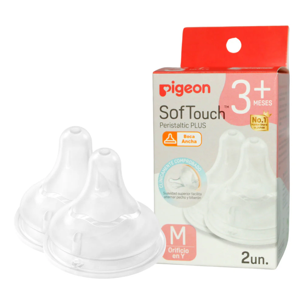 2 Tetinas Repuesto Softouch M 3M Piegeon - Image 3