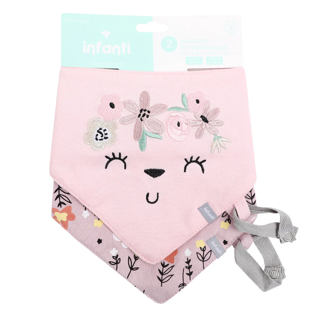 Bipack Baberos Impermeables Niña Rojo Infanti - Image 4