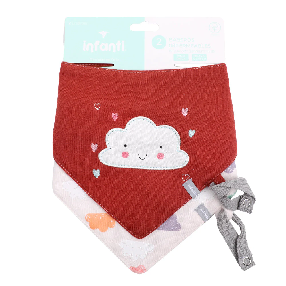 Bipack Baberos Impermeables Niña Rojo Infanti - Image 8