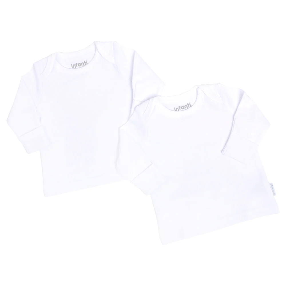 Bipack Camiseta Blanca Unisex Infanti