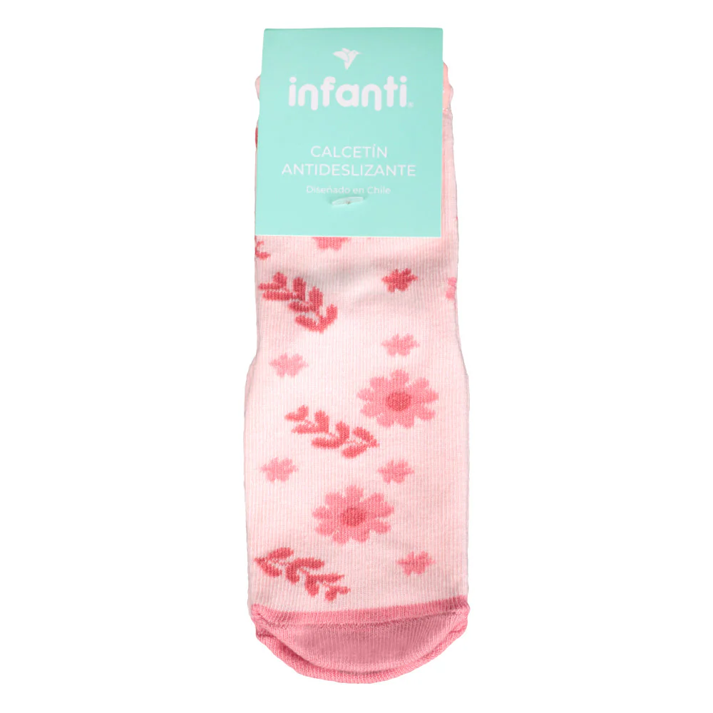 Calcetin Con Antideslizante Flowers Niña Infanti - Image 2