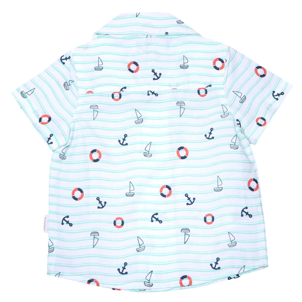 Camisa Guayabera Navy Niño - Image 2
