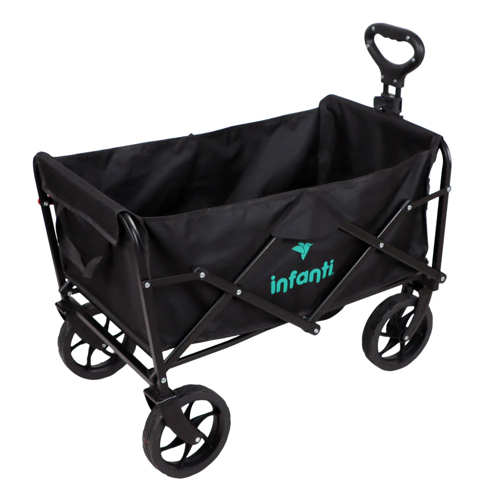 Carrito Plegable Organizador Negro Infanti