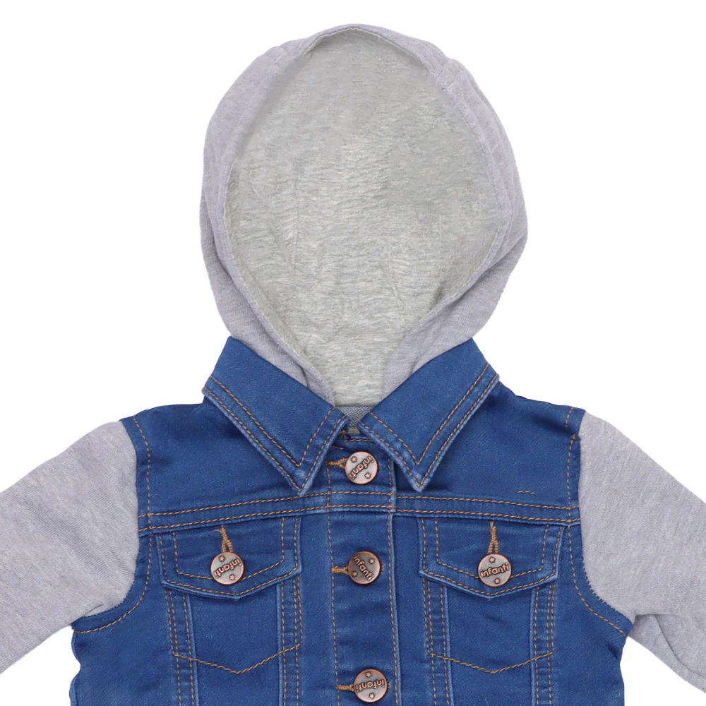Chaqueta con Gorro Patchwork Unisex Infanti - Image 3