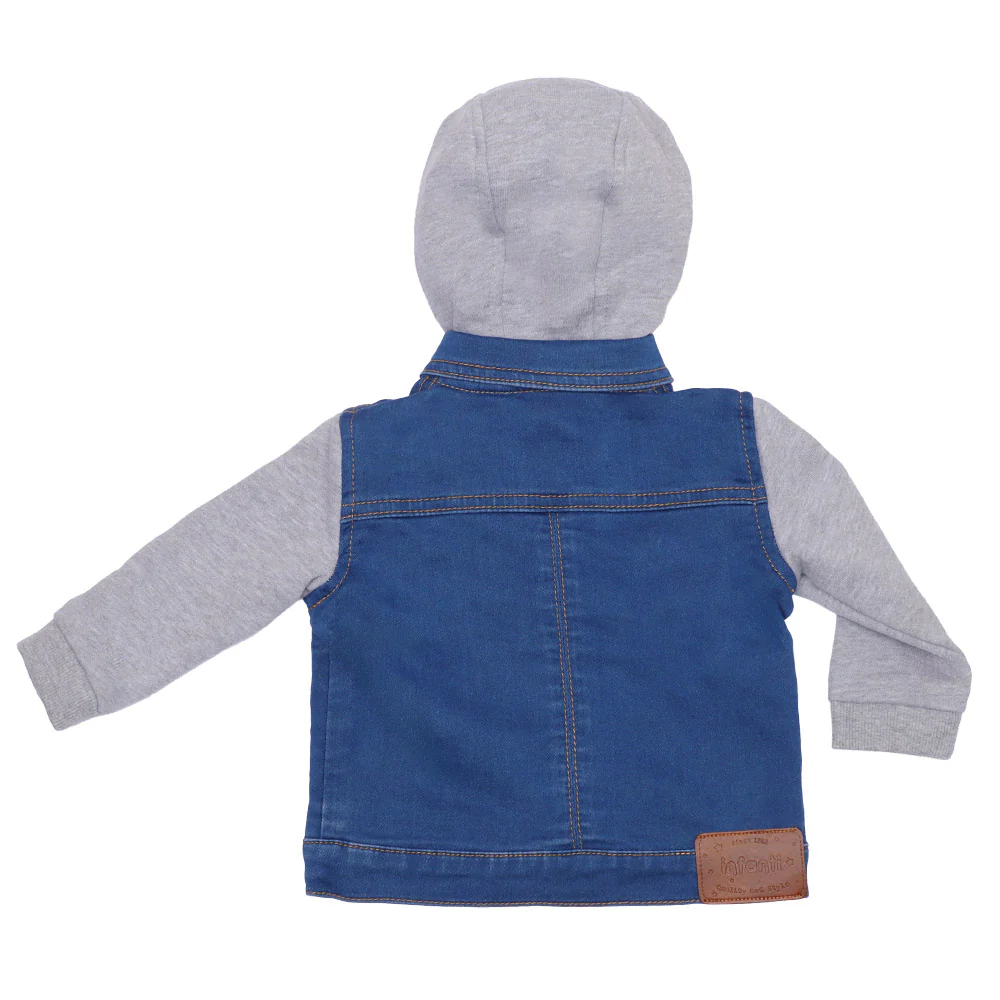 Chaqueta con Gorro Patchwork Unisex Infanti - Image 4