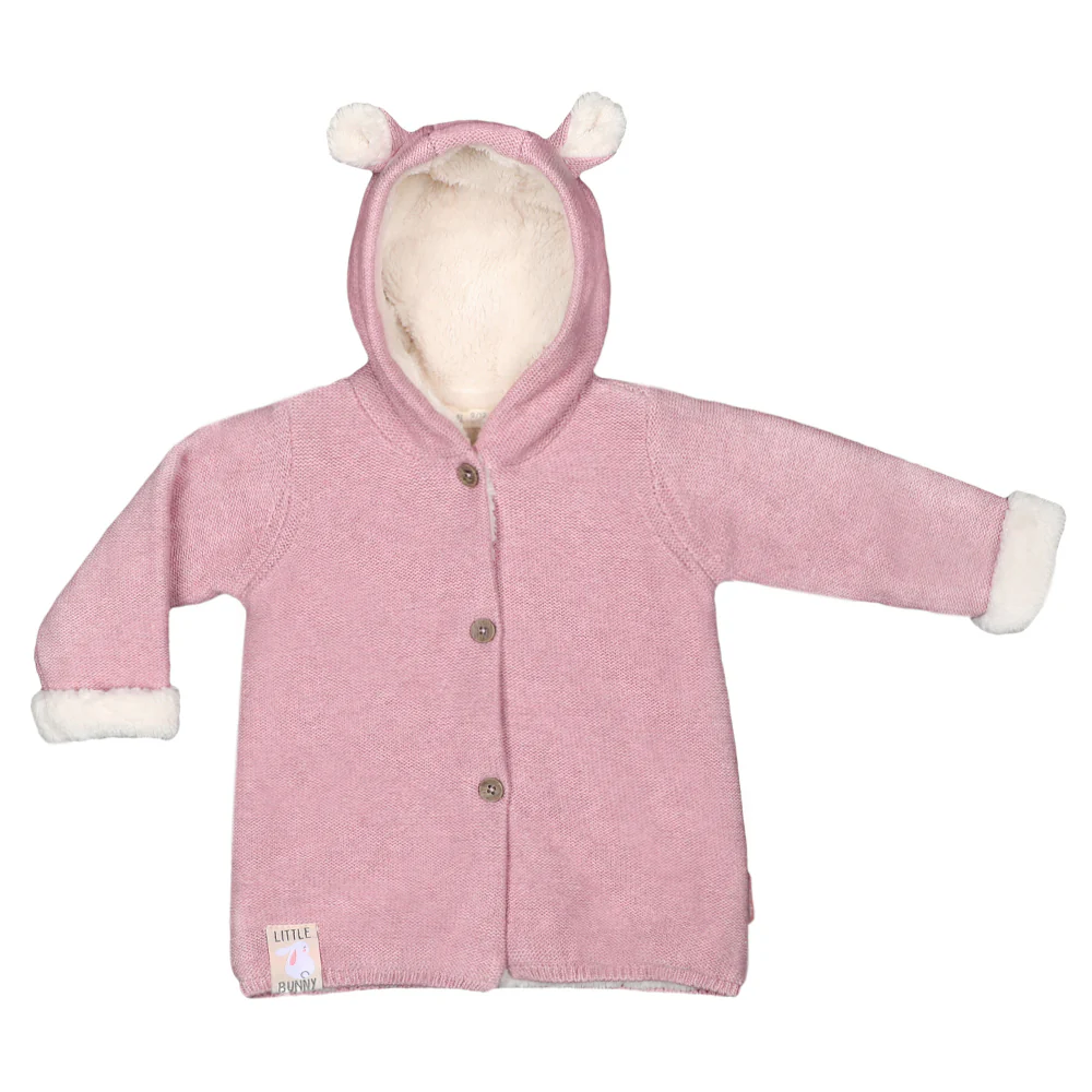 Chaqueta Tejida con Forro de Chiporro Niña Infanti