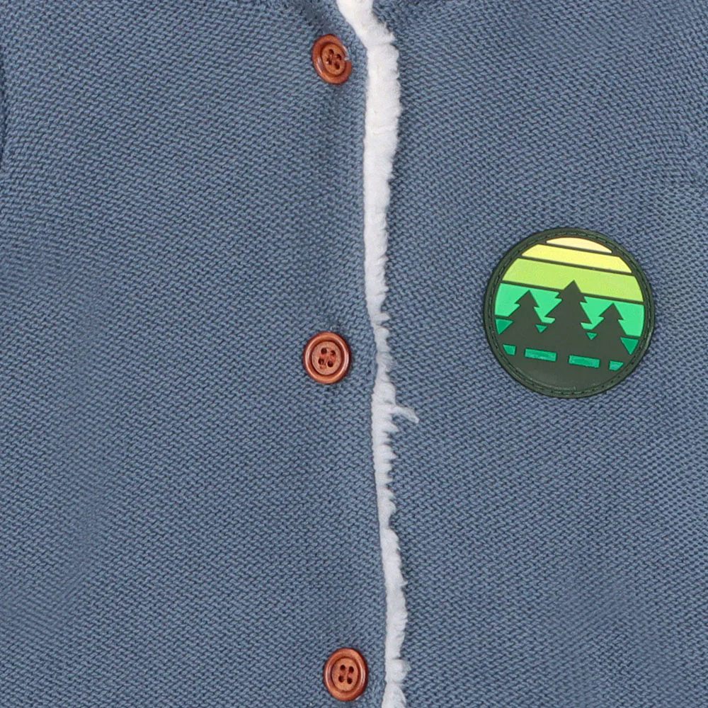 Chaqueta Tejida Con Forro De Chiporro Unisex Infanti - Image 4