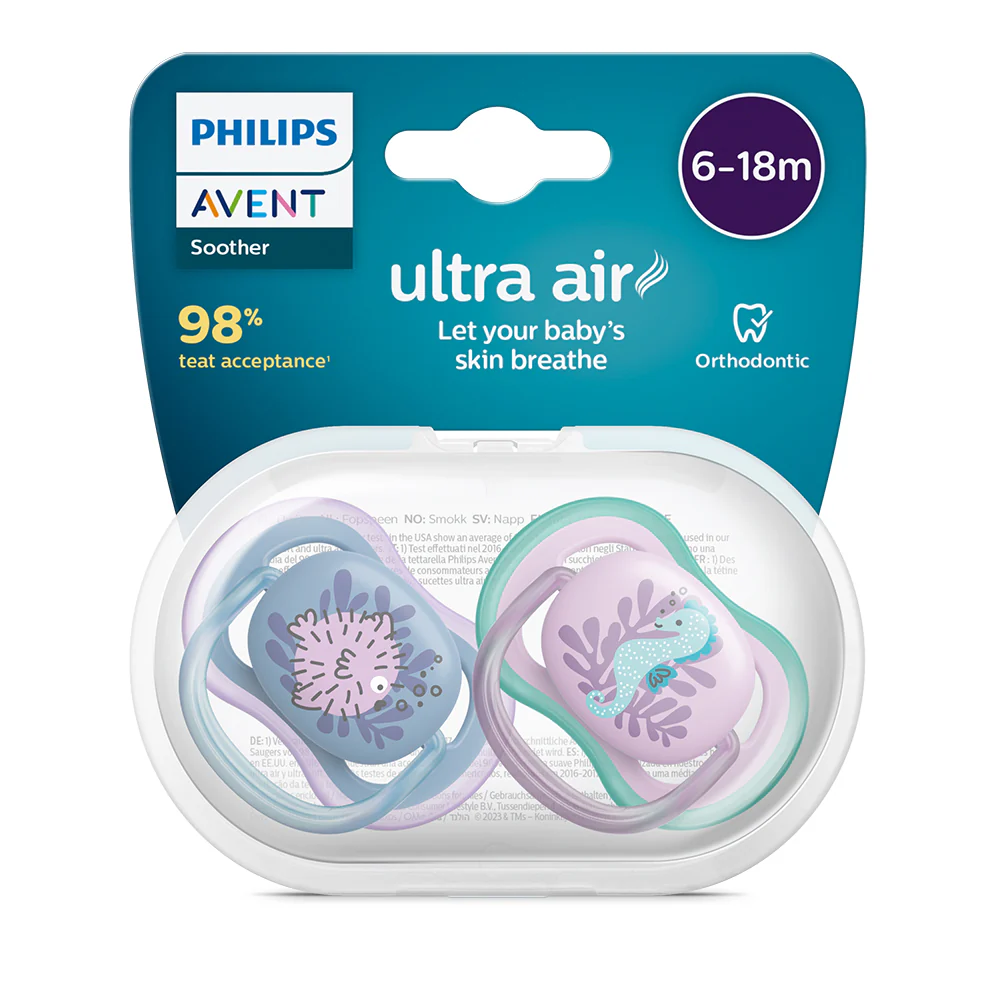 Chupete Ultra Air 6-18 Niña Avent - Image 3