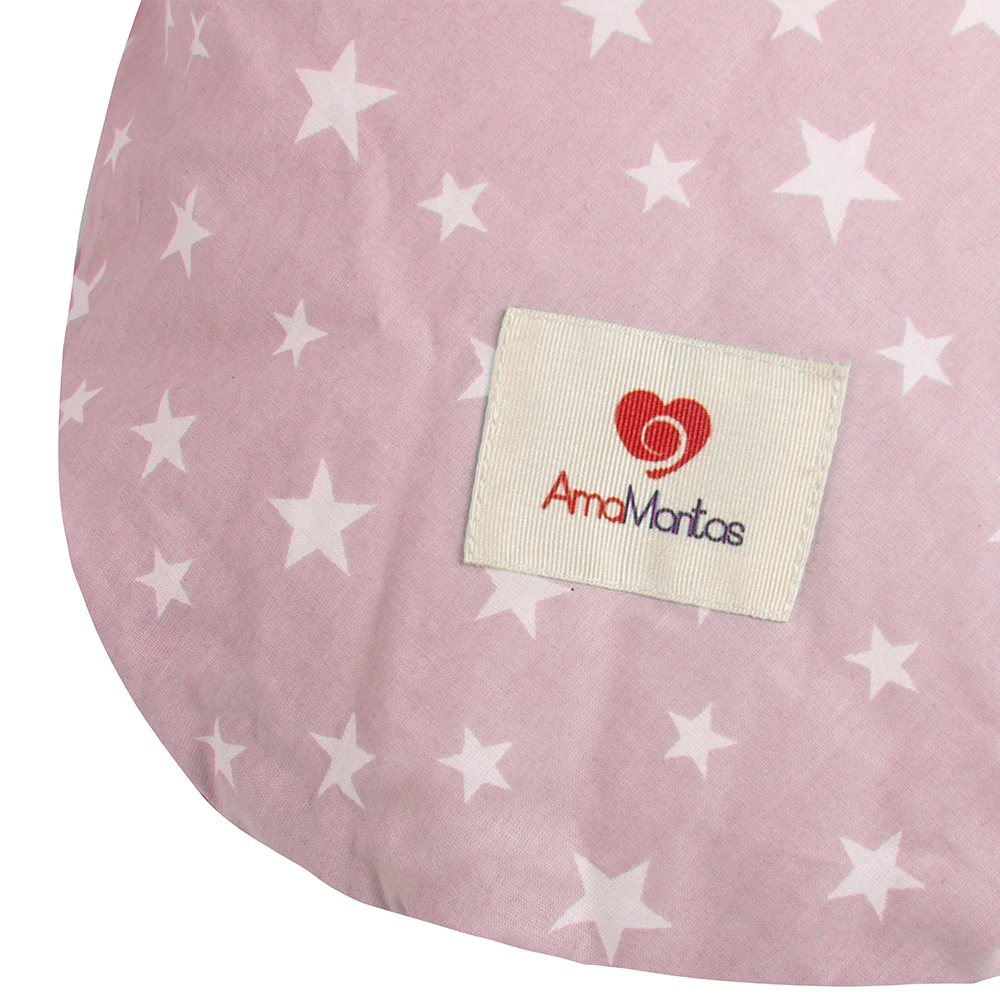 Cojín Maternal Multifuncional De Micro Perlas Rosado Amamantas - Image 6