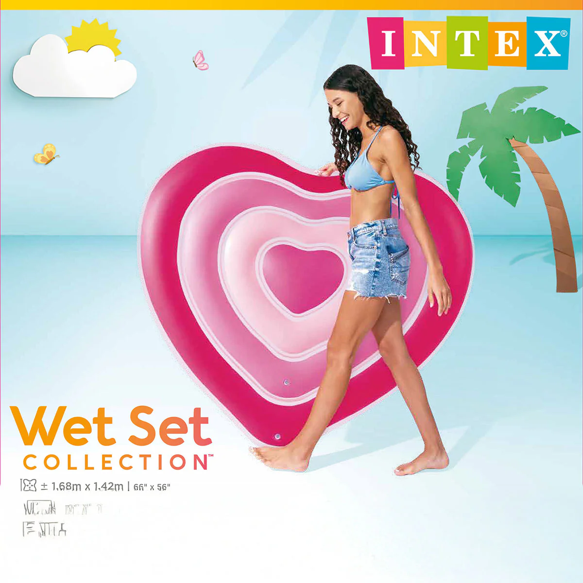 Colchoneta Inflable Corazón Intex - Image 10