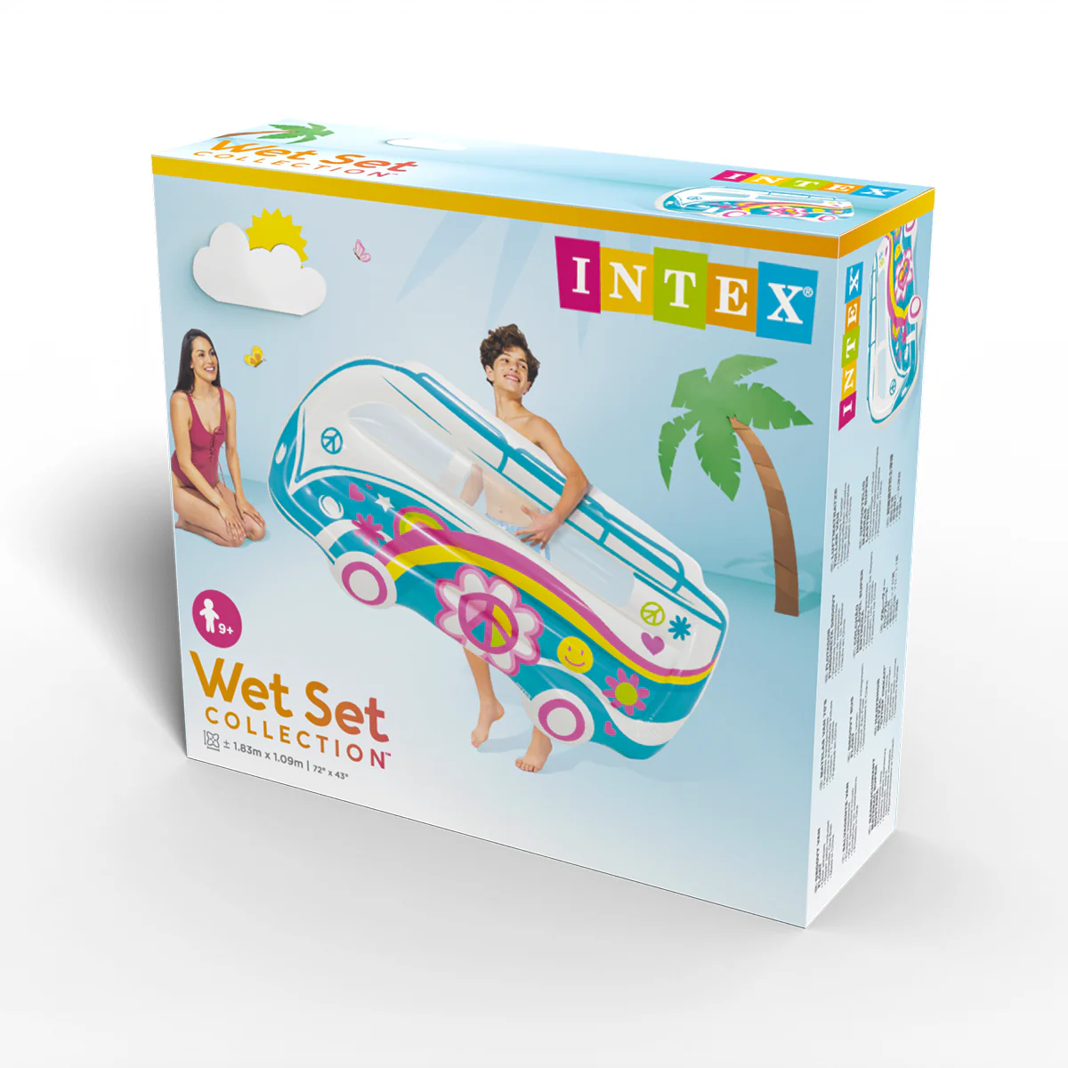 Colchoneta Inflable Furgoneta Hippie Intex - Image 6