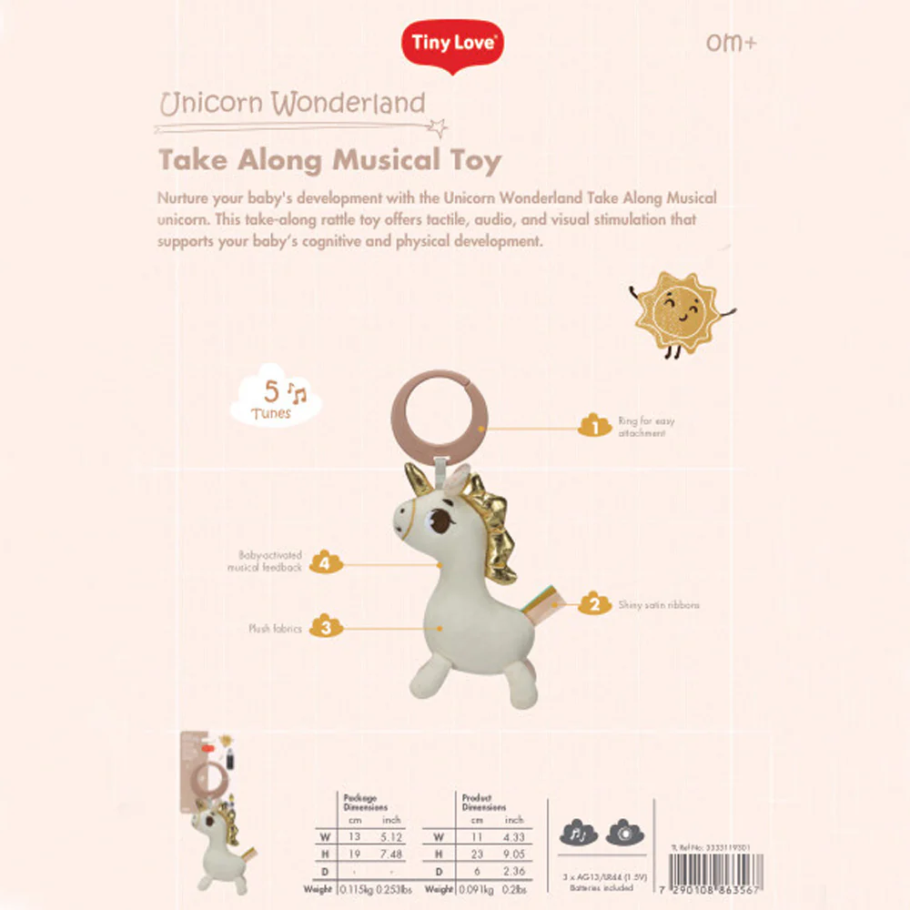 Colgante Musical Unicornio Tiny Love - Image 3