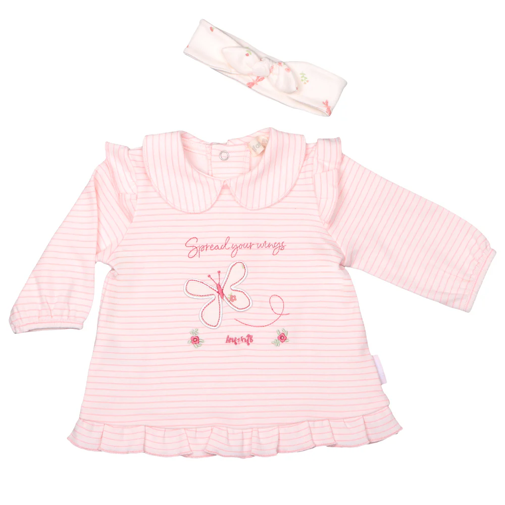 Conjunto Con Cintillo Garden Niña Algodón - Image 3