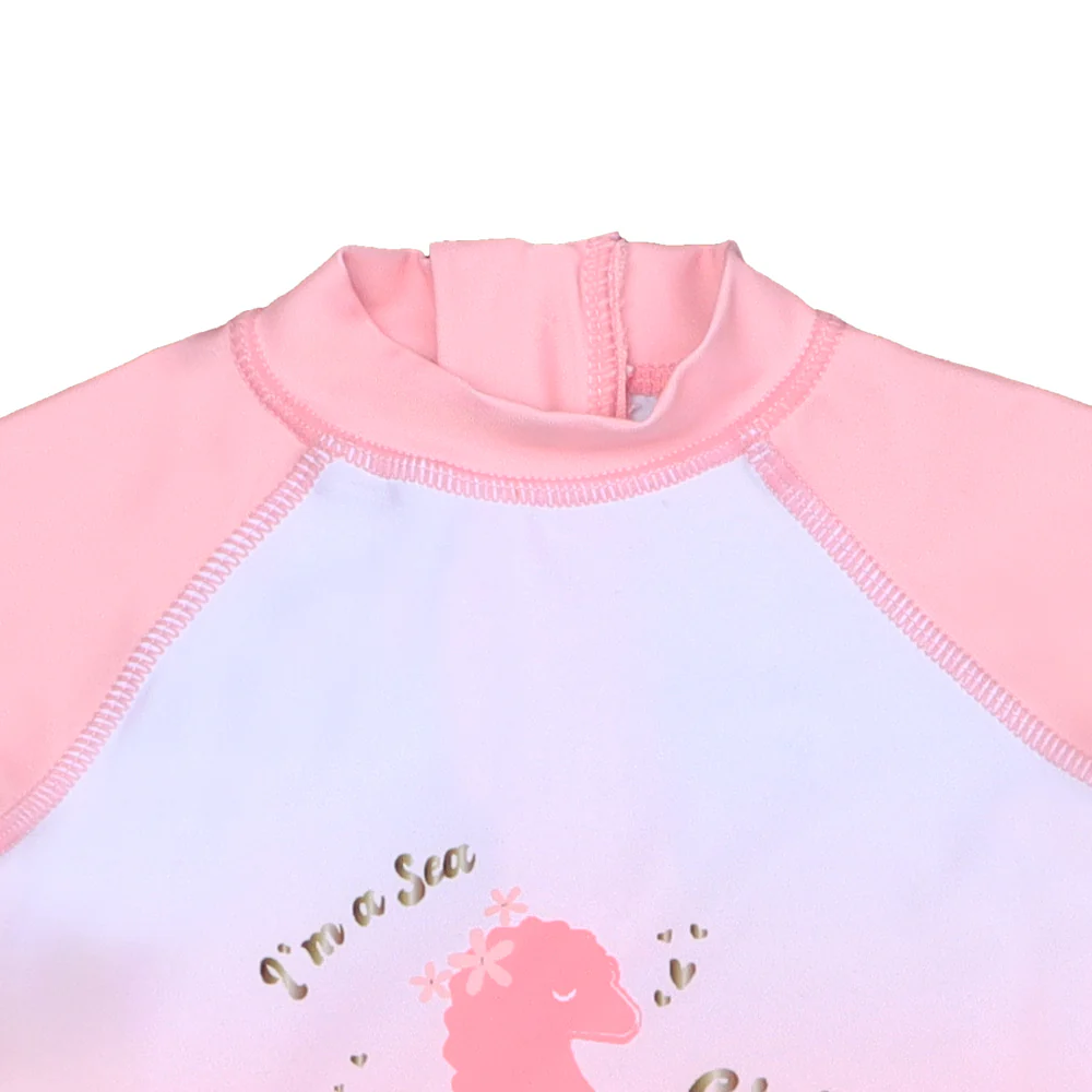 Conjunto traje de baño seahorse  fps 50 uv niña - Image 5