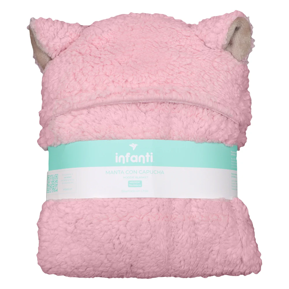 Frazada Poncho Sherpa Niña Infanti