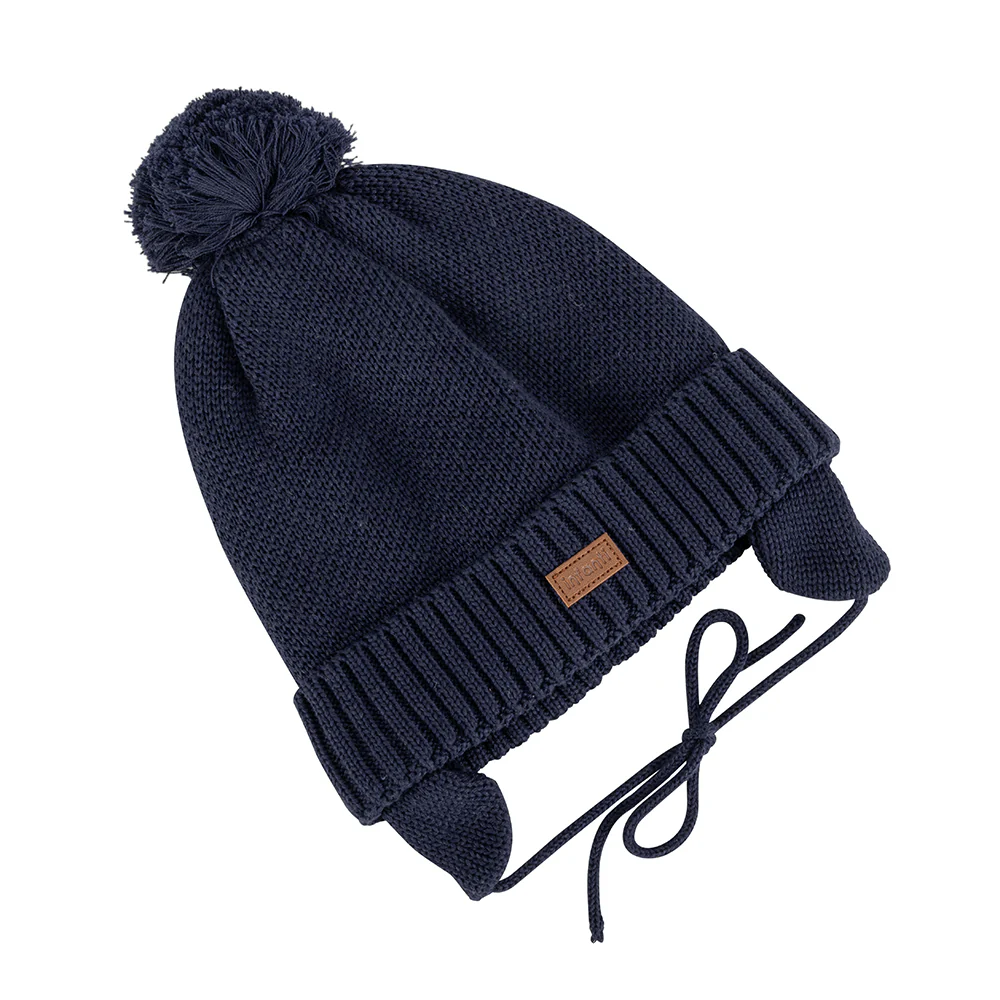 Gorro Con Pompón Azul Infanti - Image 2