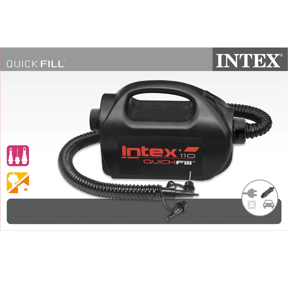 Inflador Eléctrico 220 240V y 12V + Boquilla de Aguja Intex - Image 7