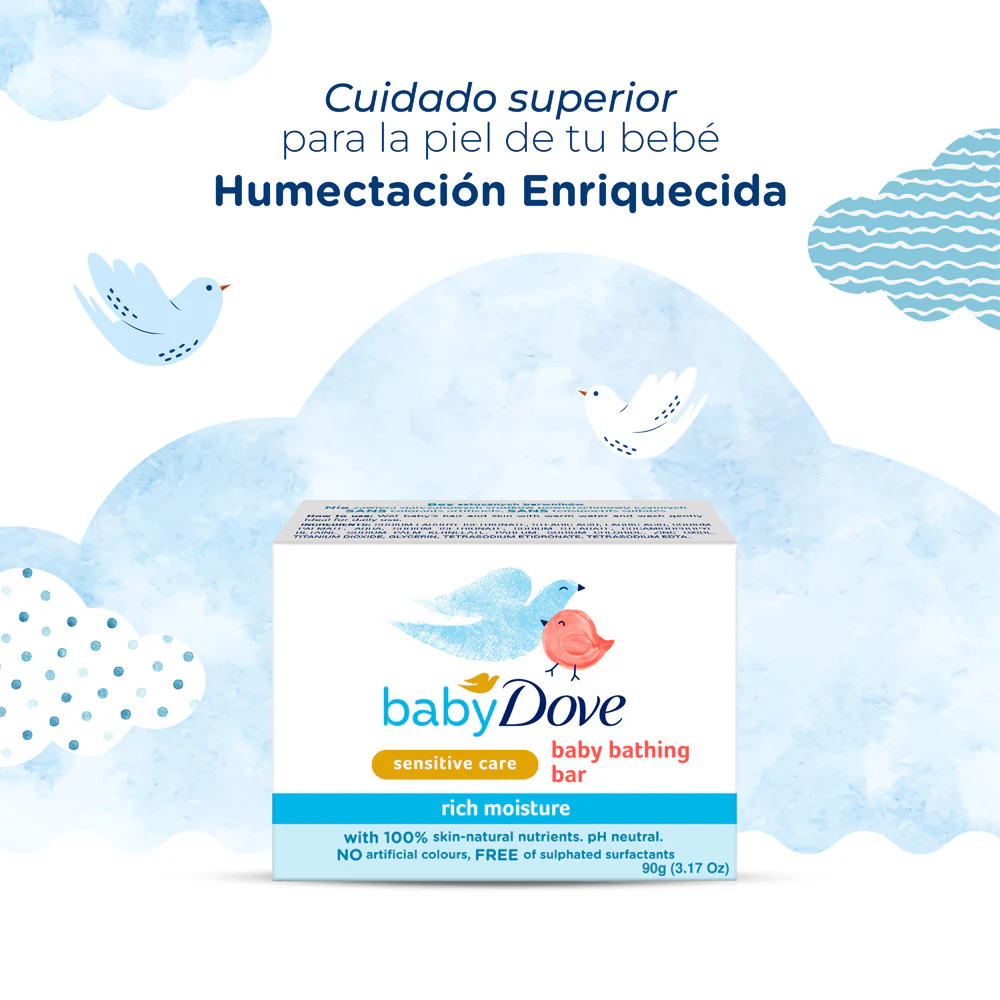 Jabón en Barra Rich Baby Dove 90 grs - Image 4