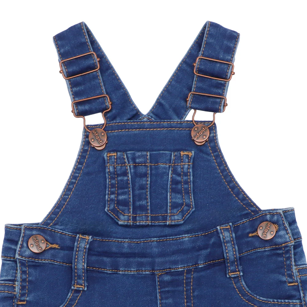 Jardinera Corta Denim Unisex Infanti - Image 3