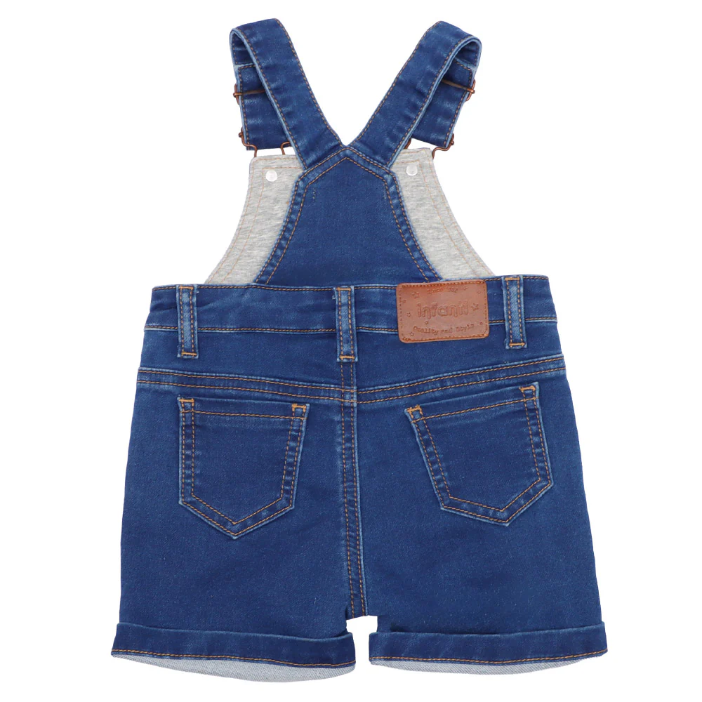 Jardinera Corta Denim Unisex Infanti - Image 4