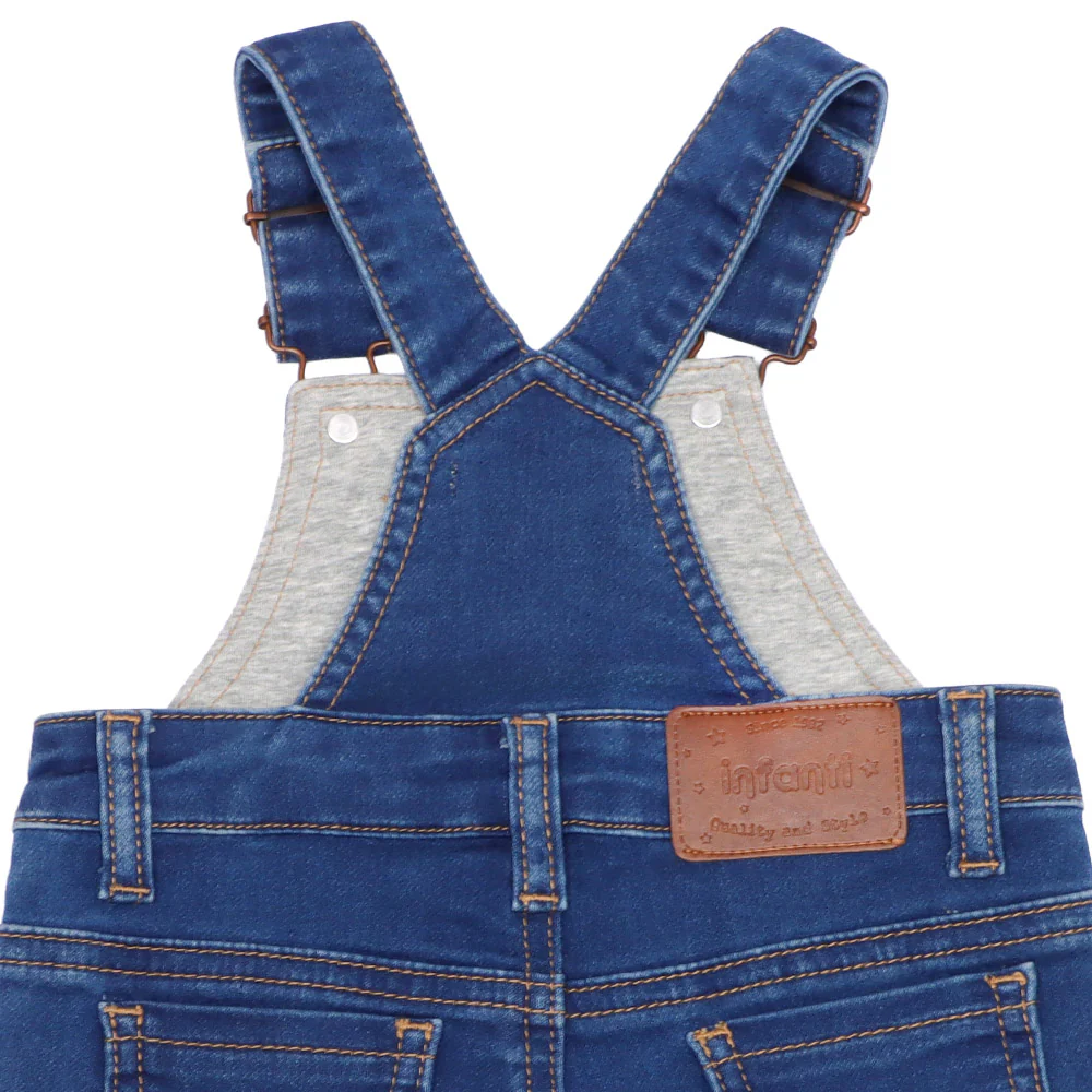 Jardinera Corta Denim Unisex Infanti - Image 5
