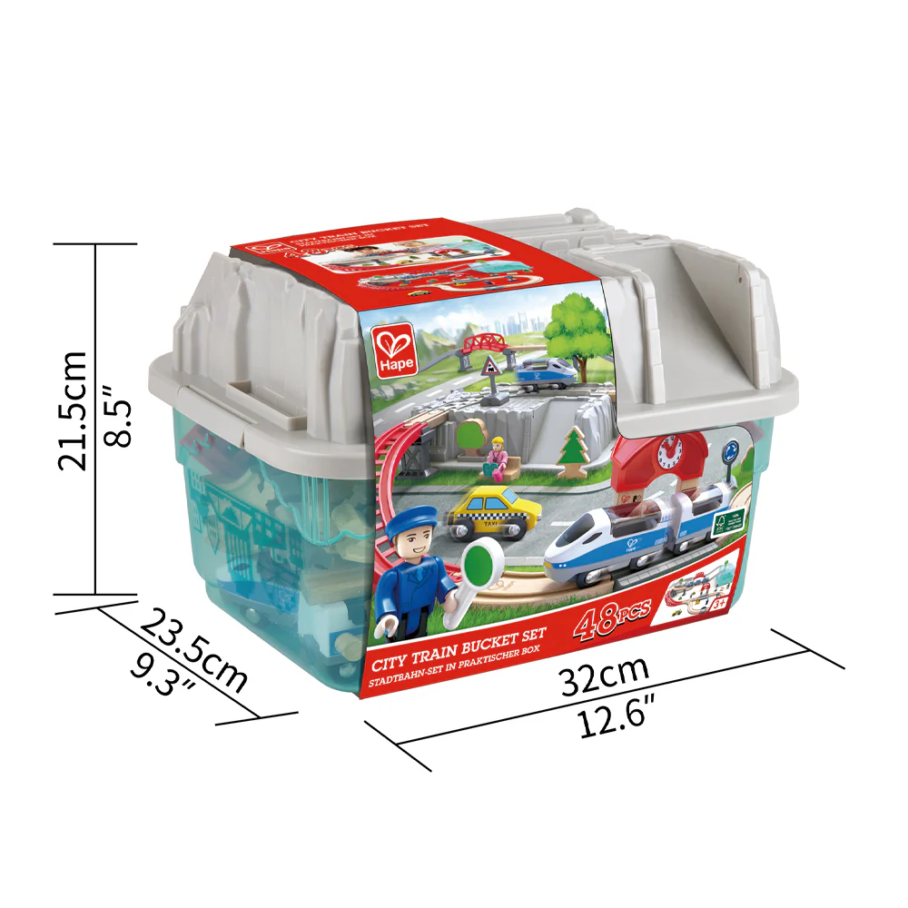 Juego De Bloques Tren De La Ciudad Hape - Image 4