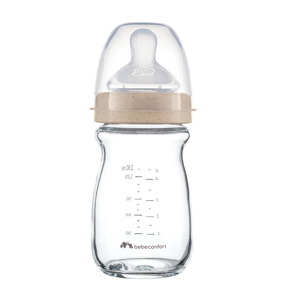 Mamadera Physio Aircare Vidrio 130ml Bebe Confort