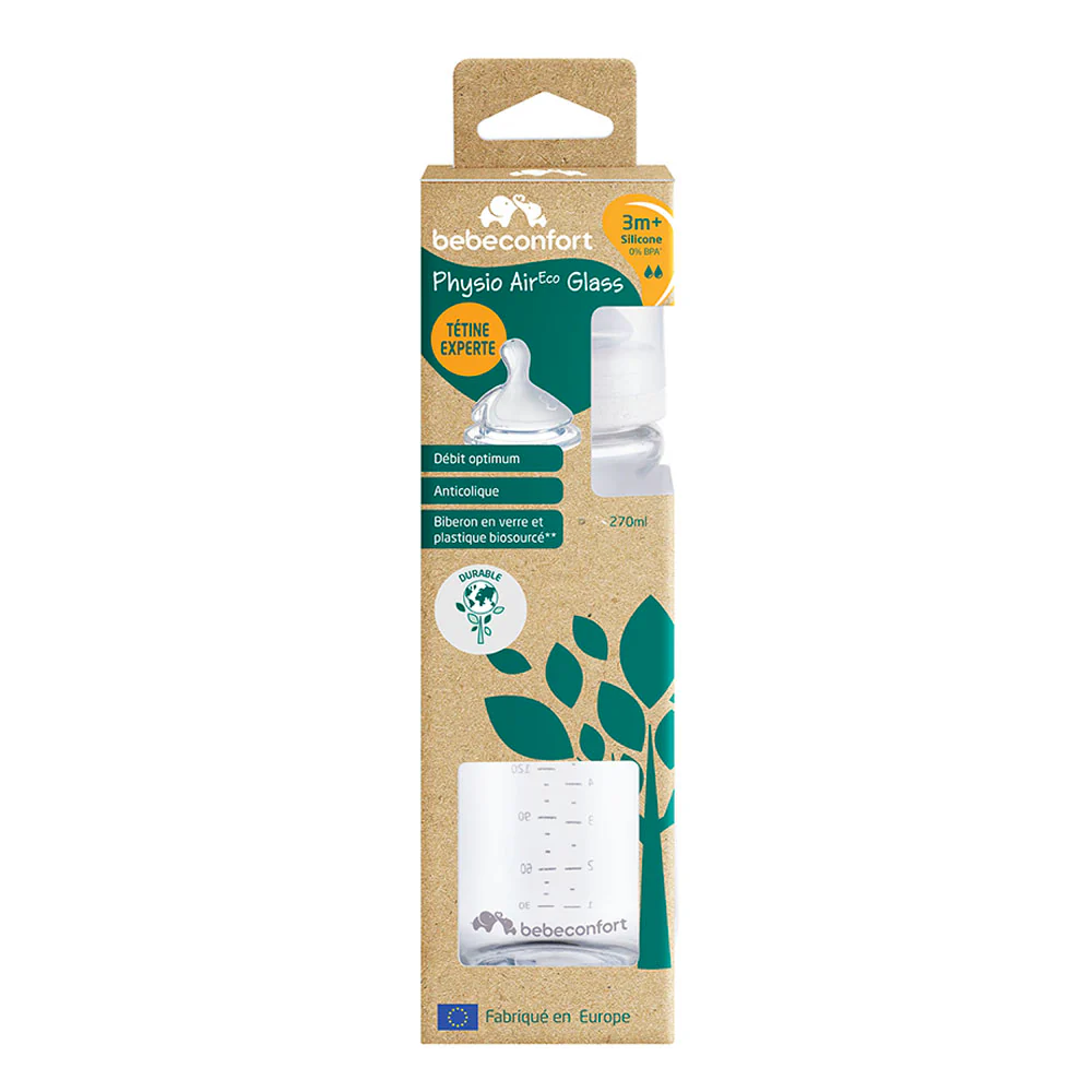 Mamadera Physio Aircare Vidrio 270ml Bebe Confort - Image 2