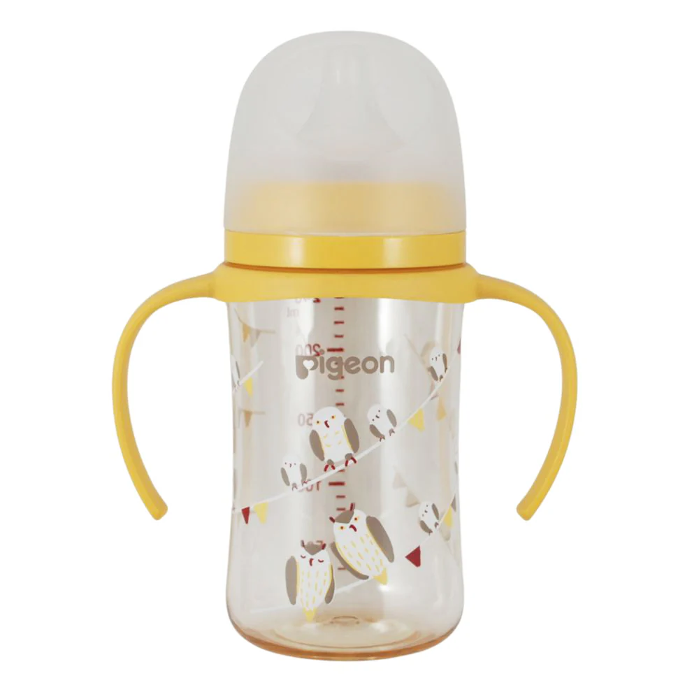 Mamadera Softouch PPSU con Asas 240 ml Búho Pigeon