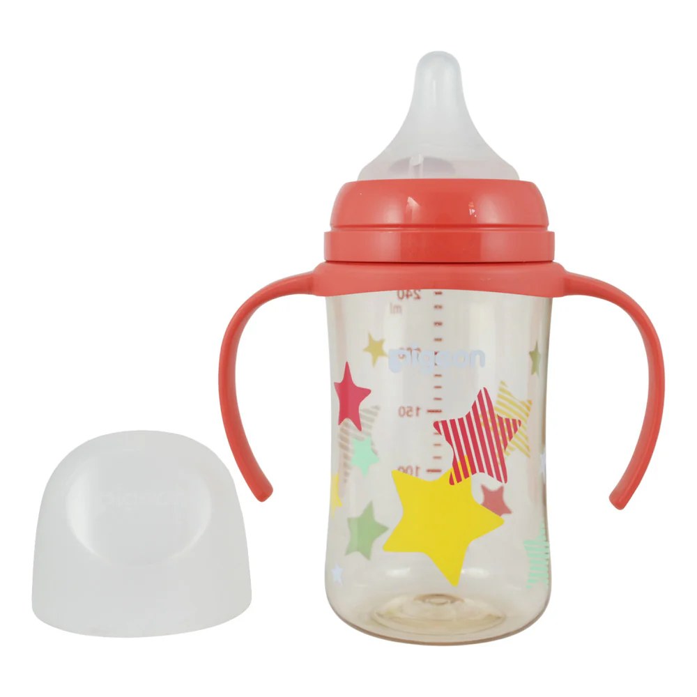 Mamadera Softouch PPSU con Asas 240 ml Estrellas Pigeon - Image 3
