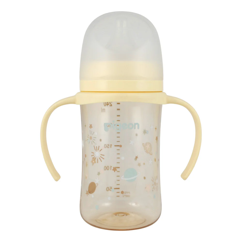 Mamadera Softouch PPSU con Asas 240 ml Planetas Pigeon