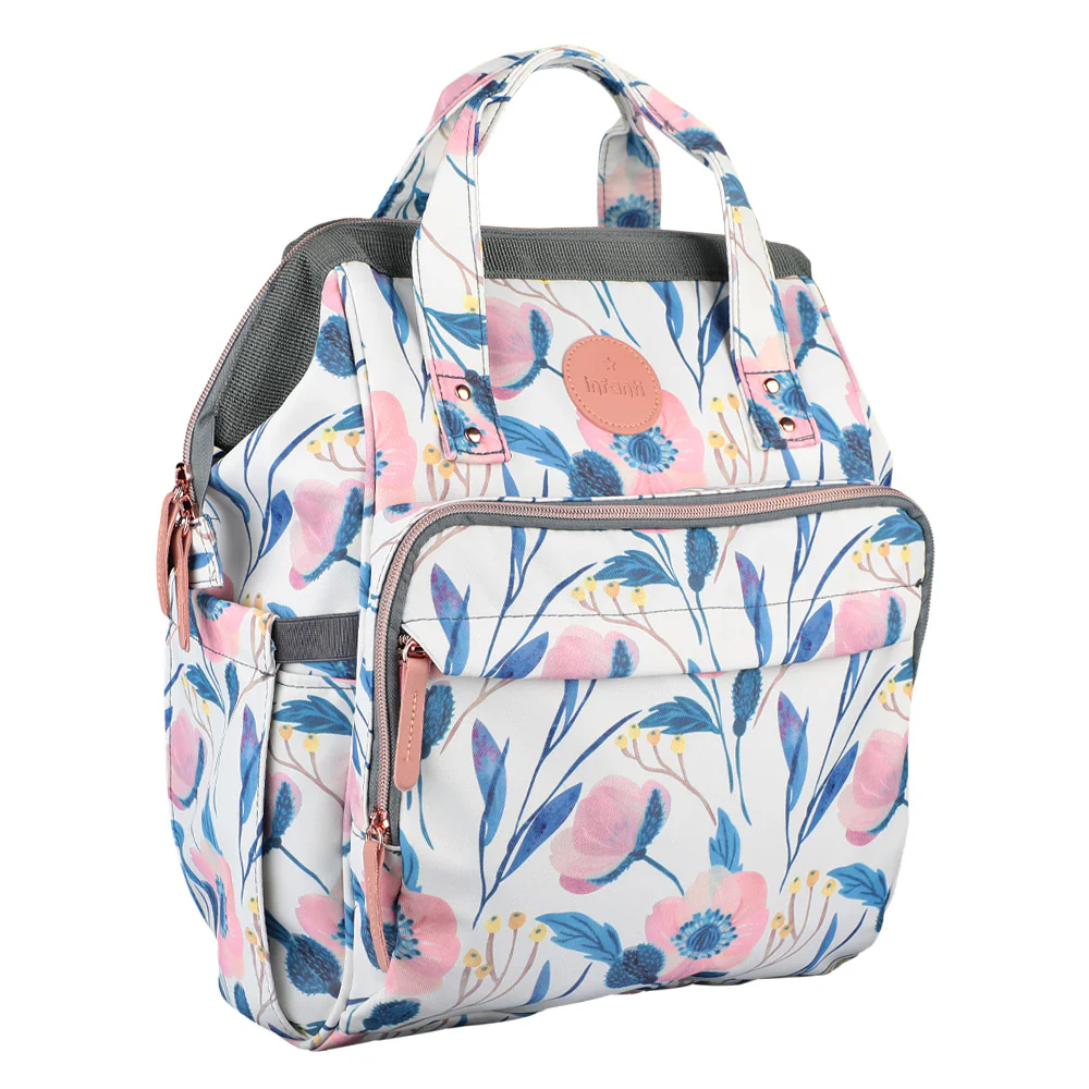 Mochila Pañalera Open Floral Infanti - Image 4
