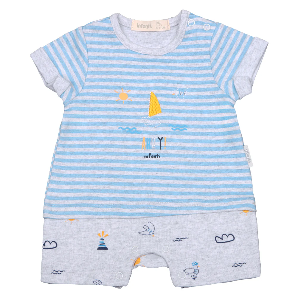 Osito Corto Sealife Imitación Polera Niño Algodón