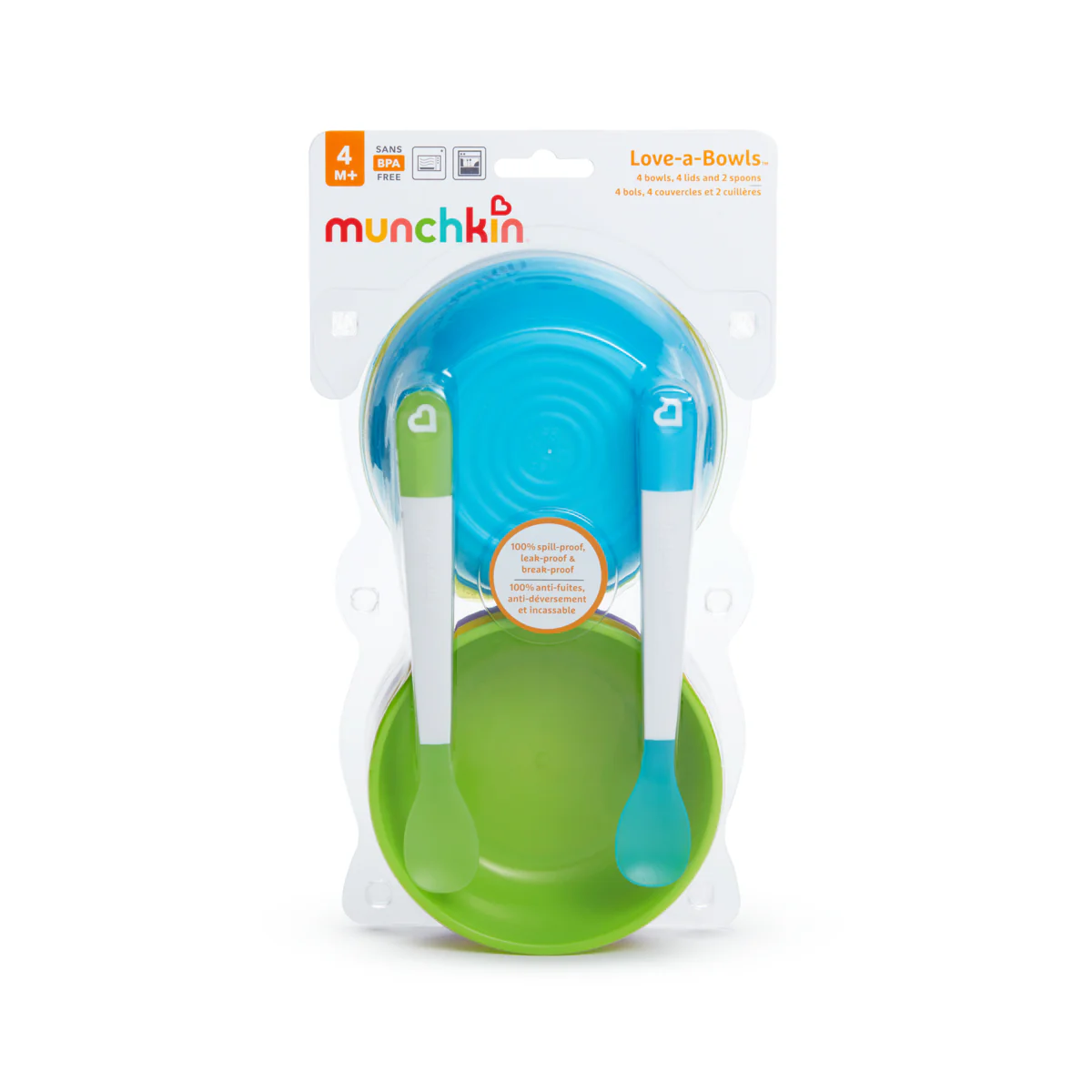 Pack 4 Bowls Love Munchkin - Image 5
