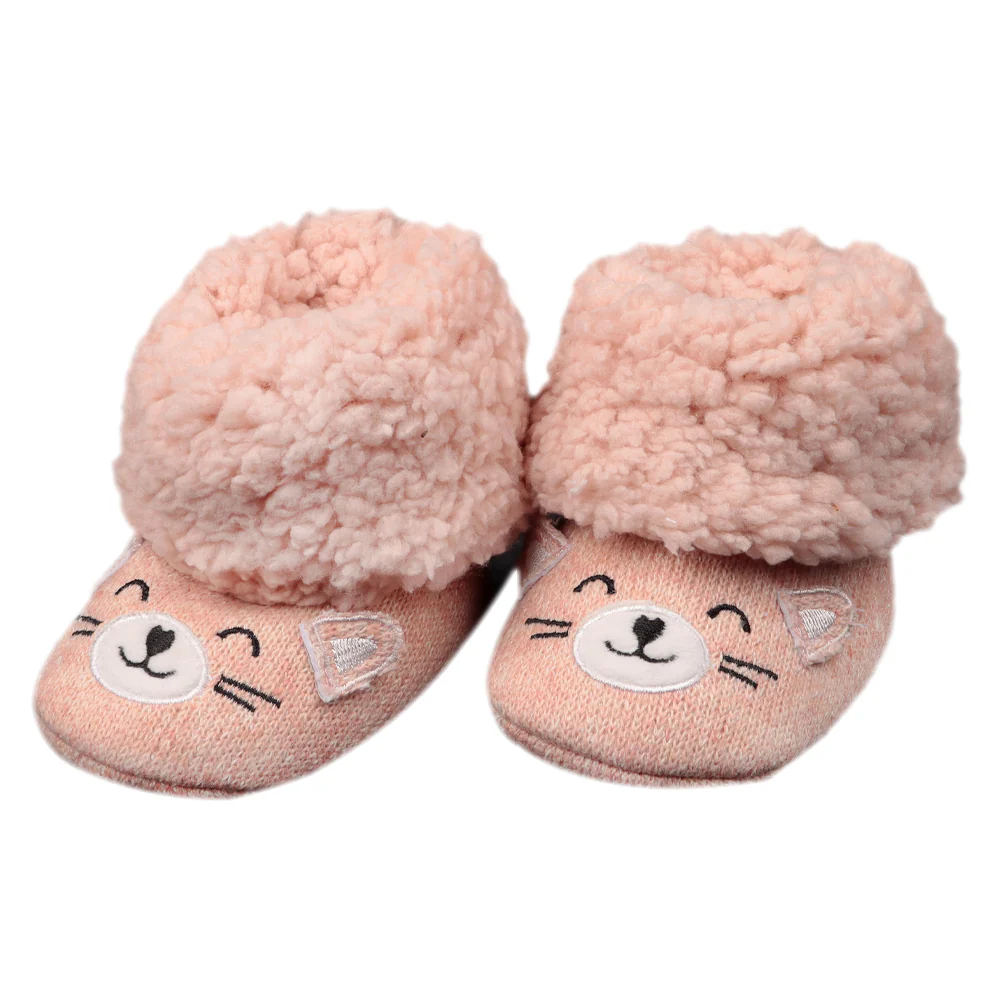 Pantufla Gatito Rosado Infanti