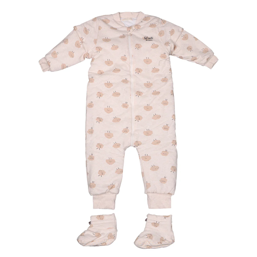 Pijama Saquito Con Mangas Y Patitas Desmontables Tog 3.5 Unisex Beige Infanti - Image 2