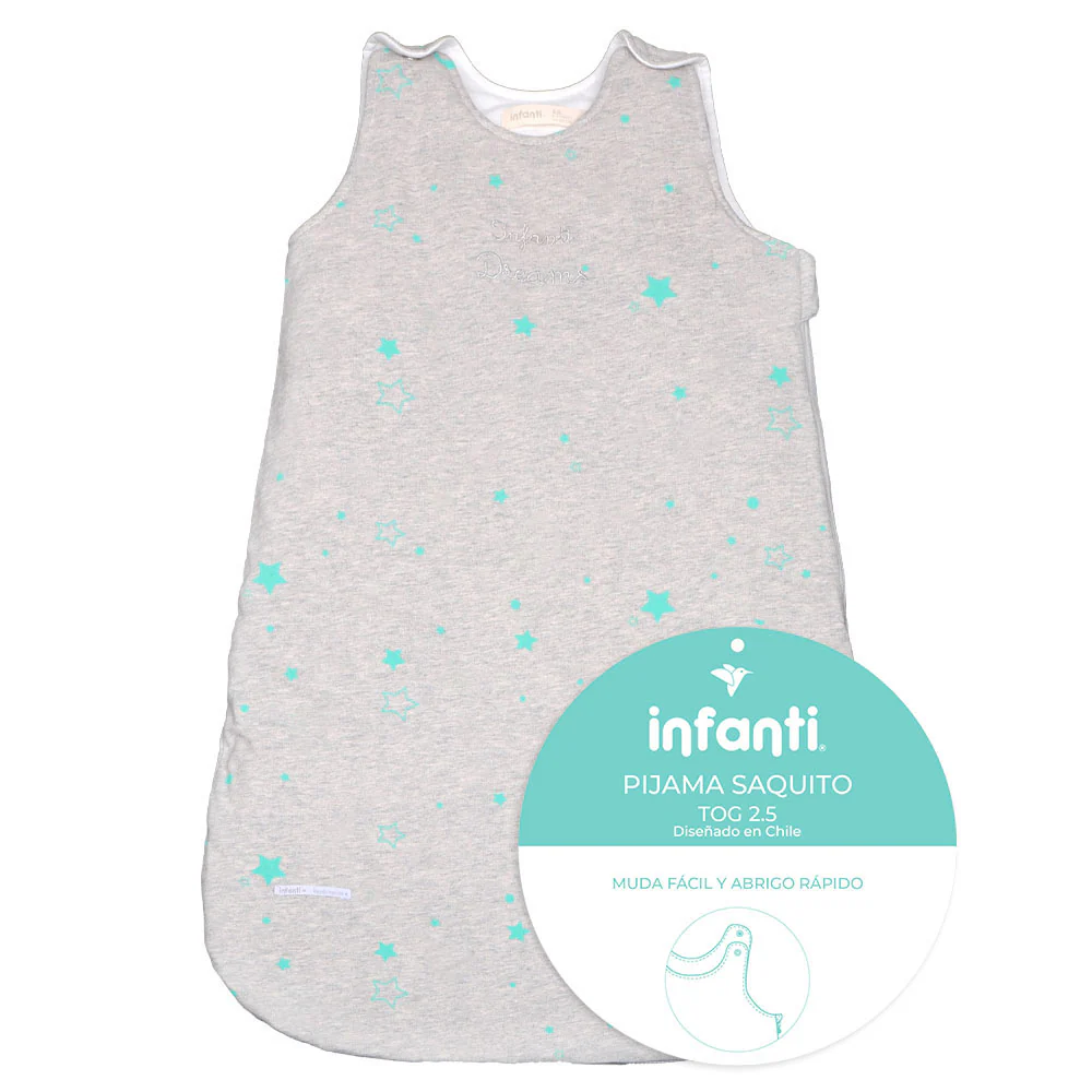 Pijama Saquito Estrellas 2.5 Infanti