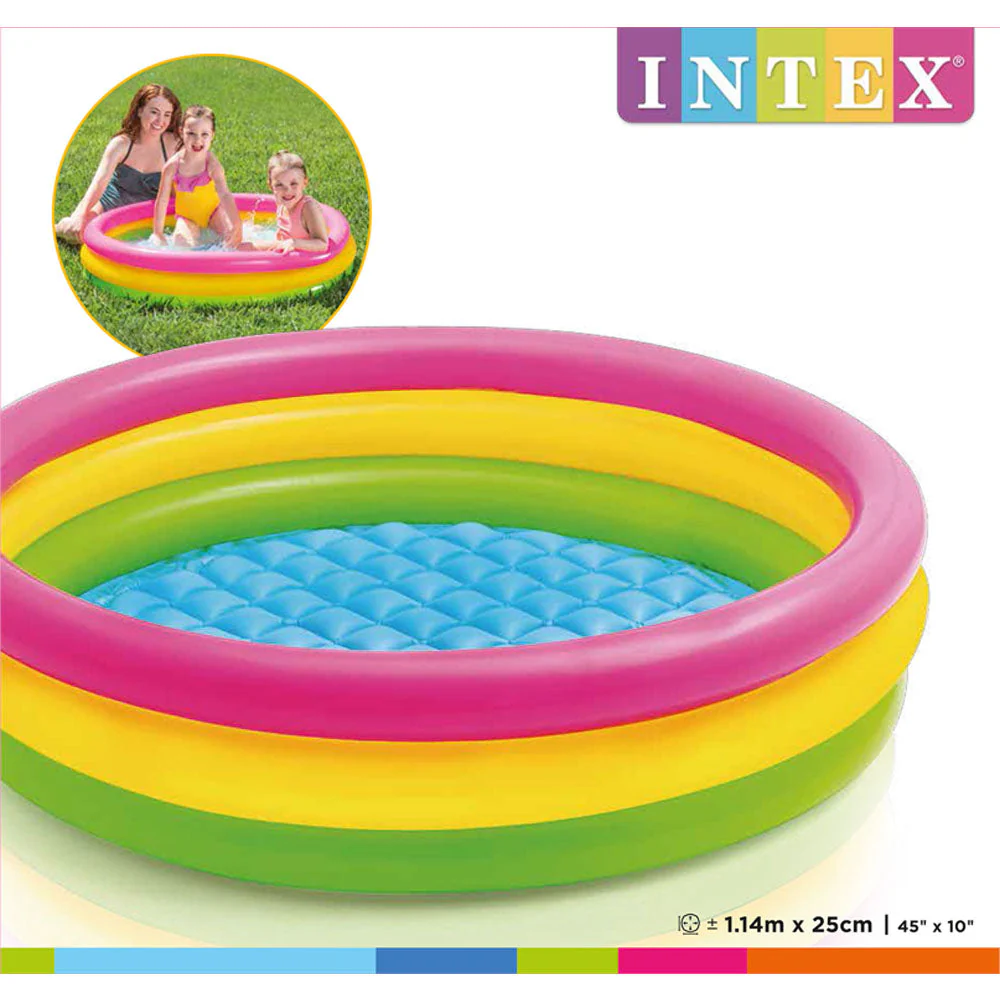 Piscina Inflable Sunset Glow 114 x 25 cm Intex - Image 3