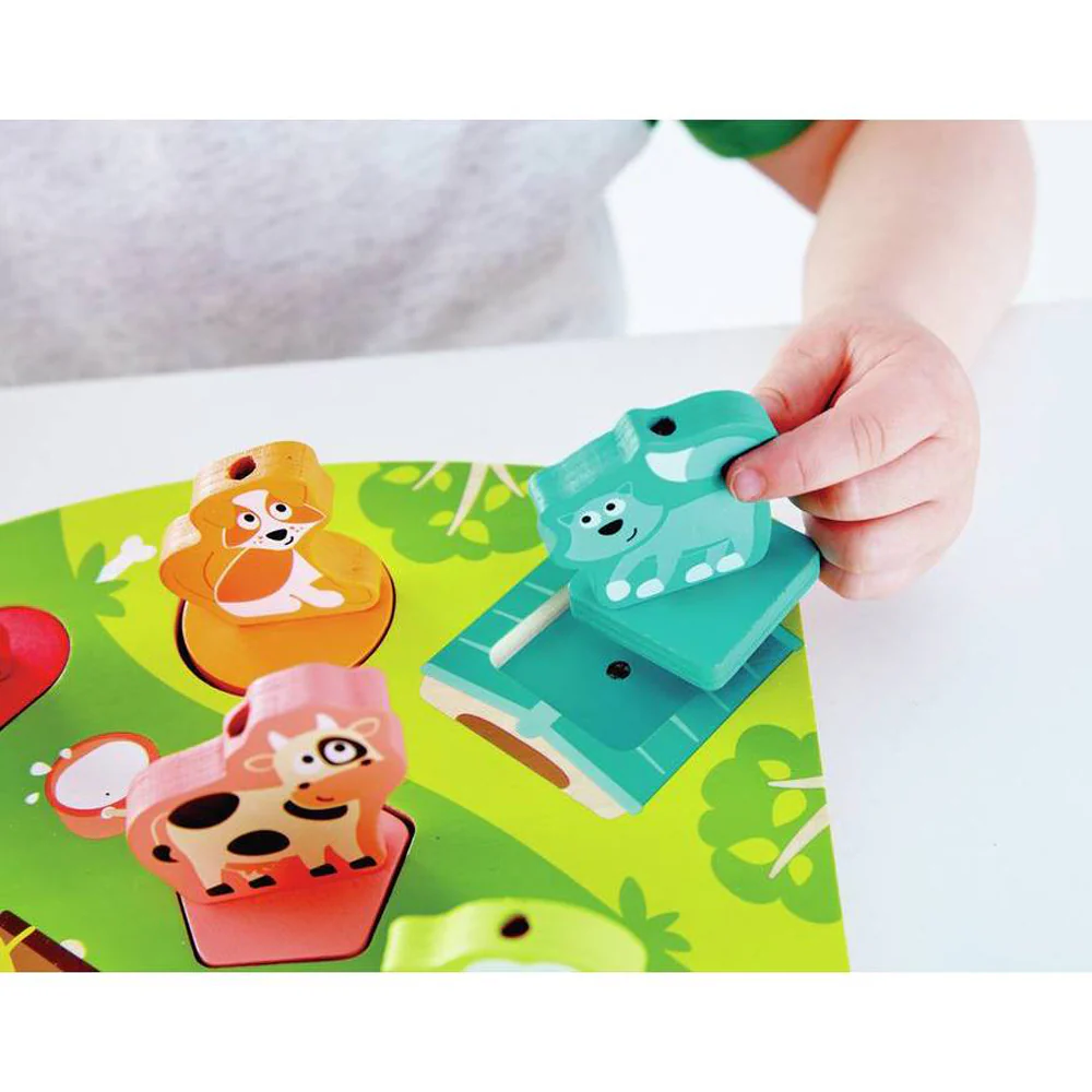 Puzzle Sonidos de la Granja Hape - Image 3