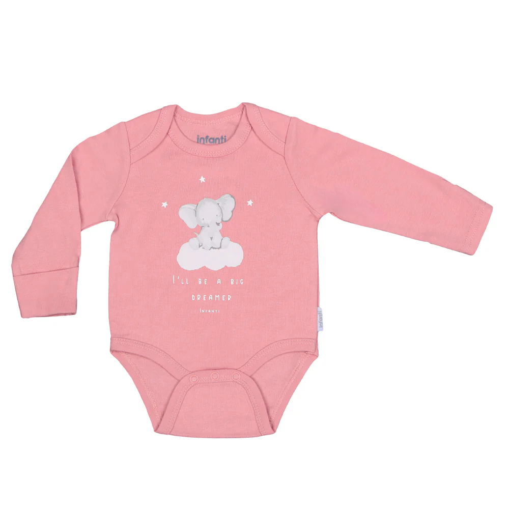 Quintupack Body Baby Animals Niña Algodón Infanti Rosado - Image 2