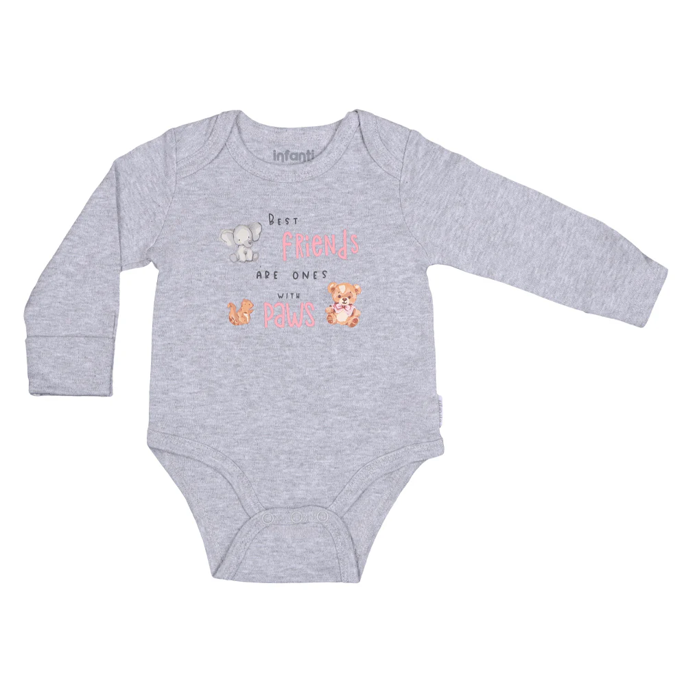 Quintupack Body Baby Animals Niña Algodón Infanti Rosado - Image 6