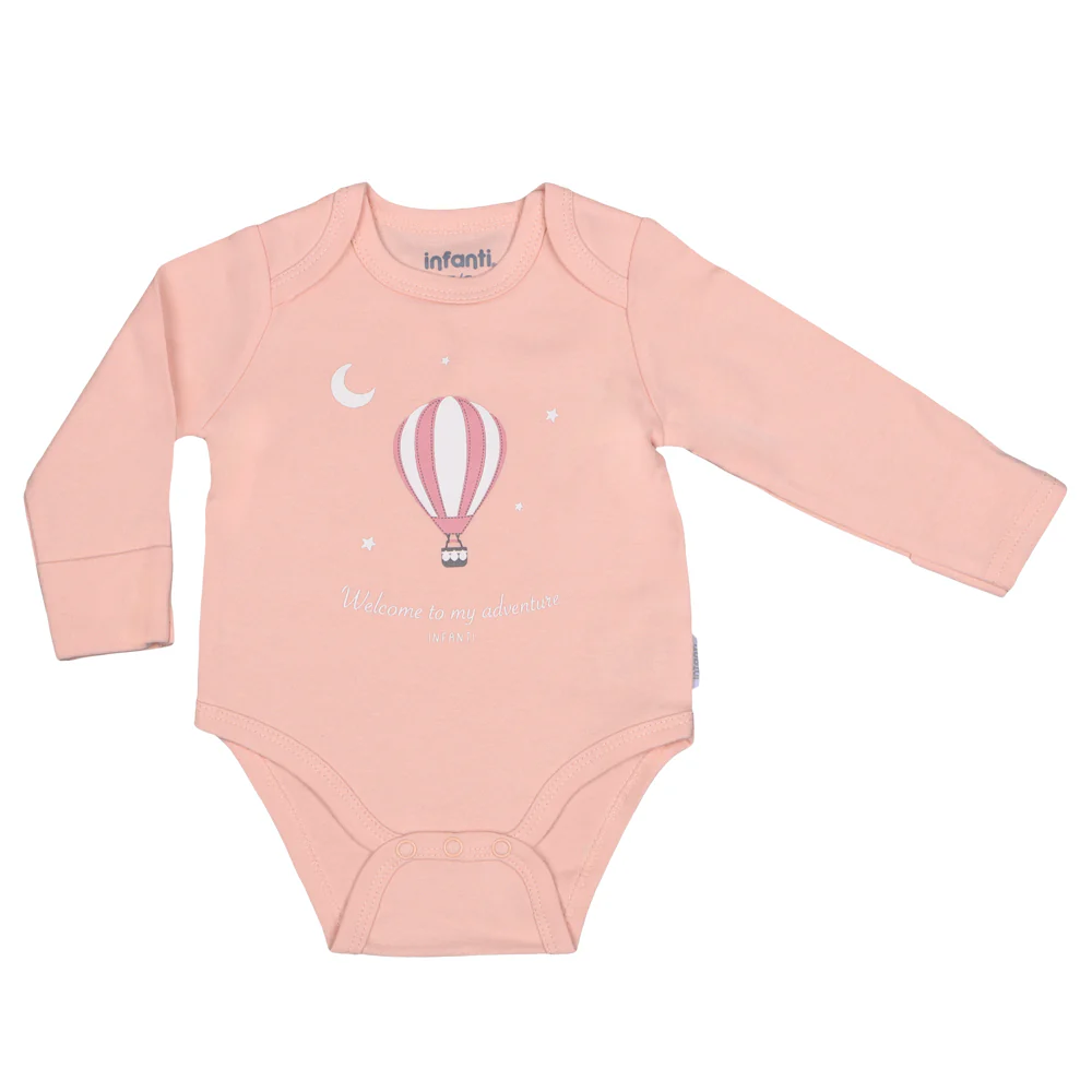Quintupack Body Baby Animals Niña Algodón Infanti Rosado - Image 8