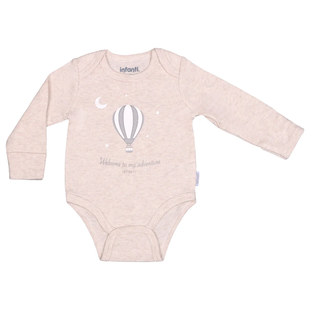 Quintupack Body Baby Animals Unisex Algodón Infanti Gris - Image 2