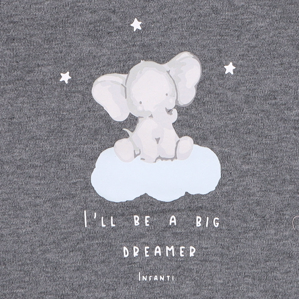 Quintupack Body Baby Animals Unisex Algodón Infanti Gris - Image 7
