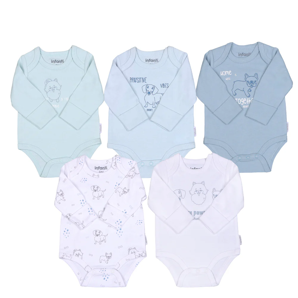 Quintupack Body Pets Niño Algodón Infanti