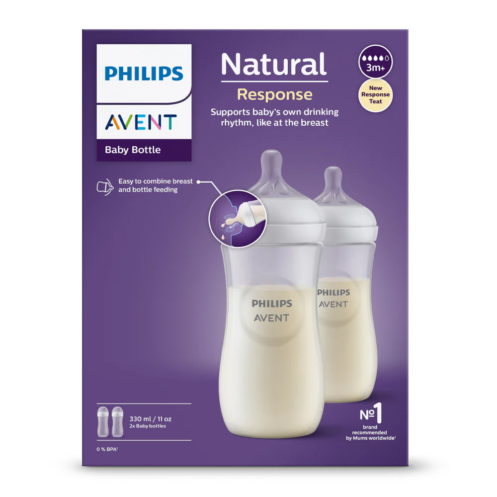 Set 2 Mamaderas Natural 3.0. 330 ml Avent - Image 5