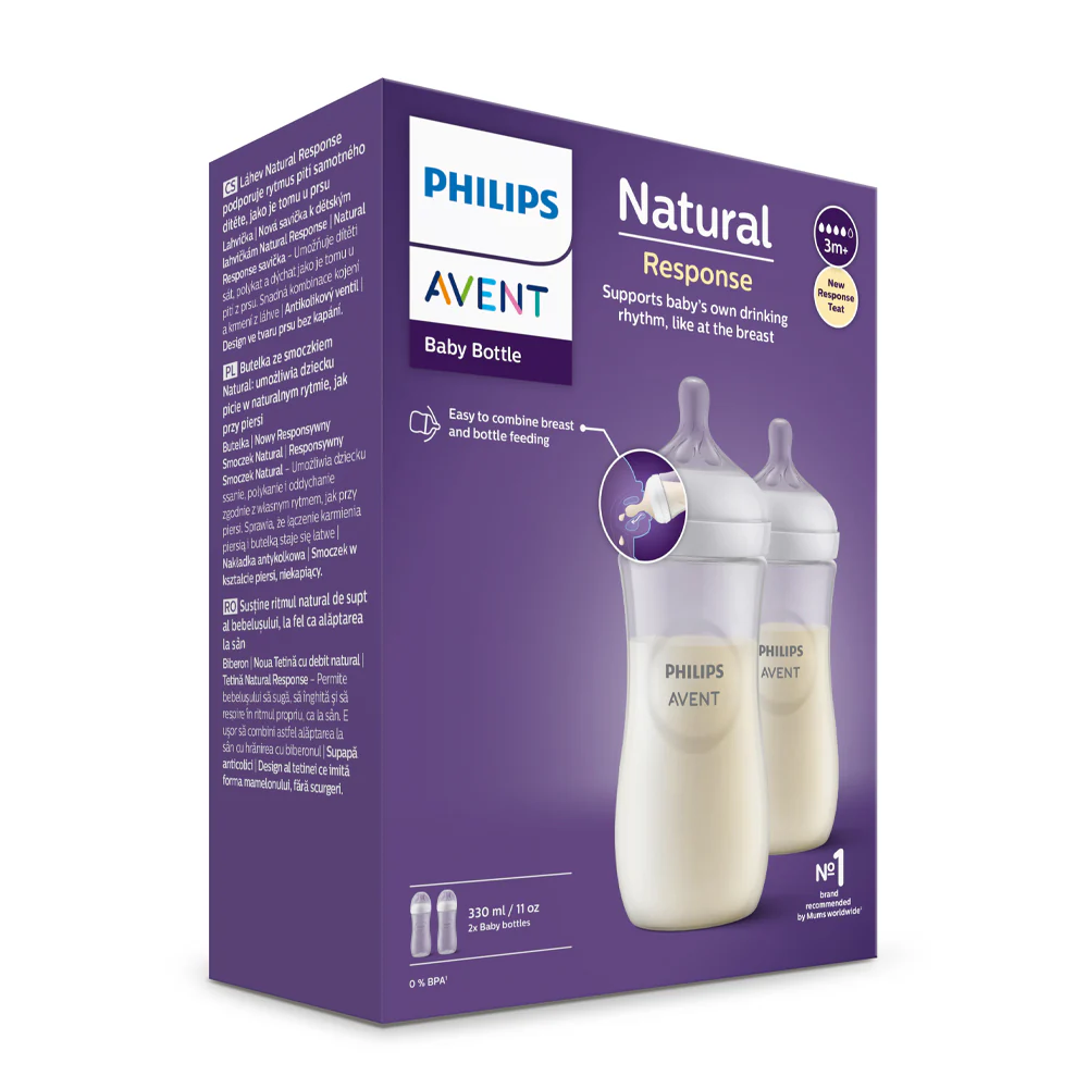 Set 2 Mamaderas Natural 3.0. 330 ml Avent - Image 6