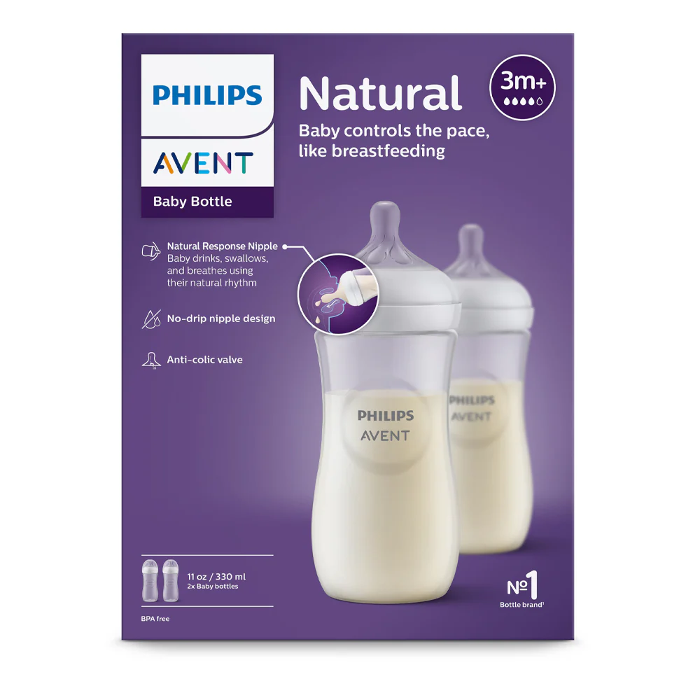 Set 2 Mamaderas Natural 3.0. 330 ml Avent - Image 7
