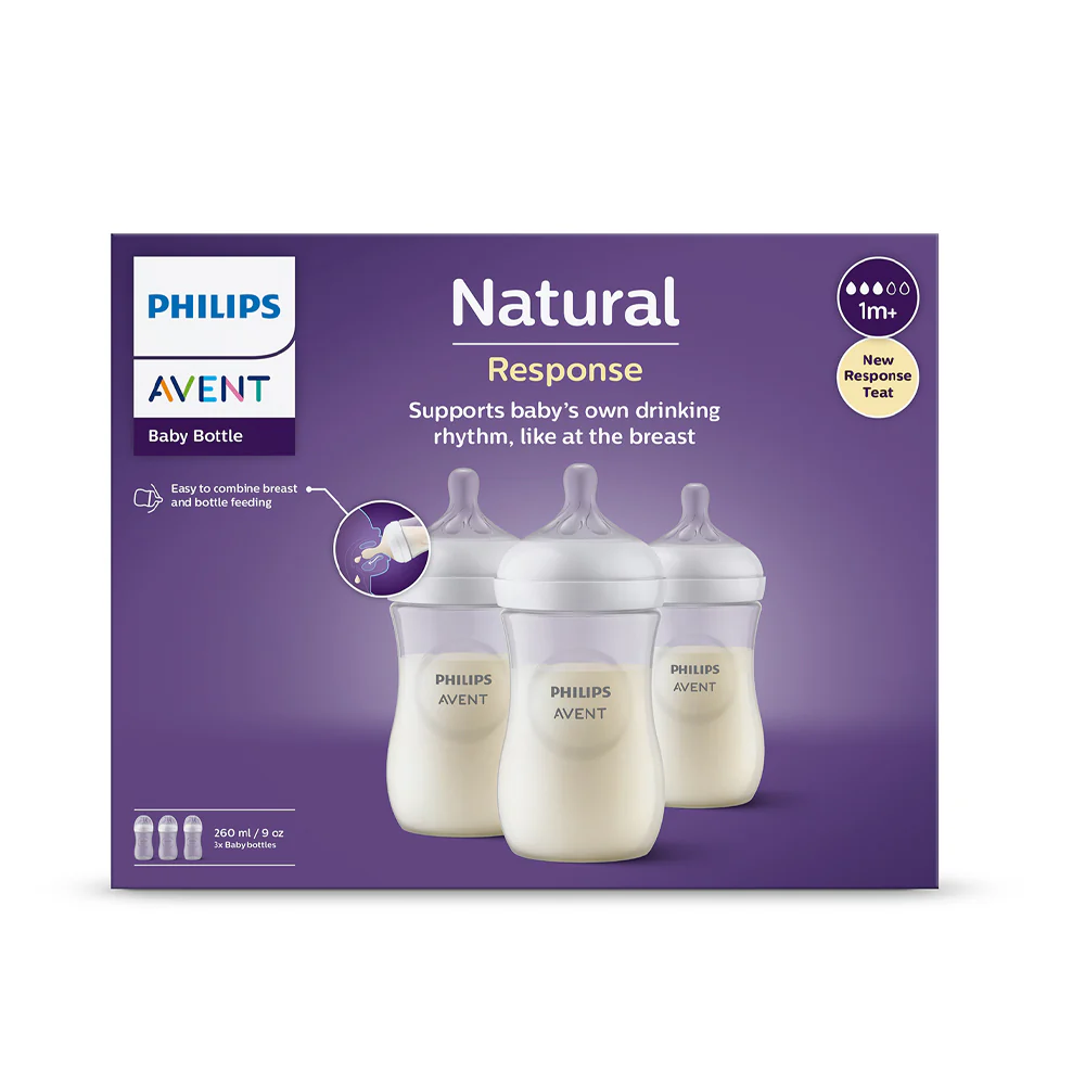 Set 3 Mamaderas Natural 3.0 260 ml Avent - Image 5