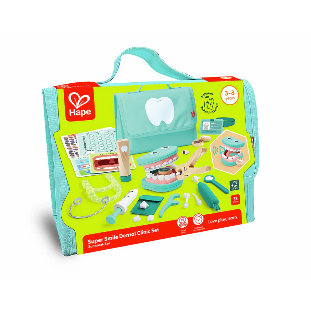 Set Clínica Dental Super Smile Hape - Image 2